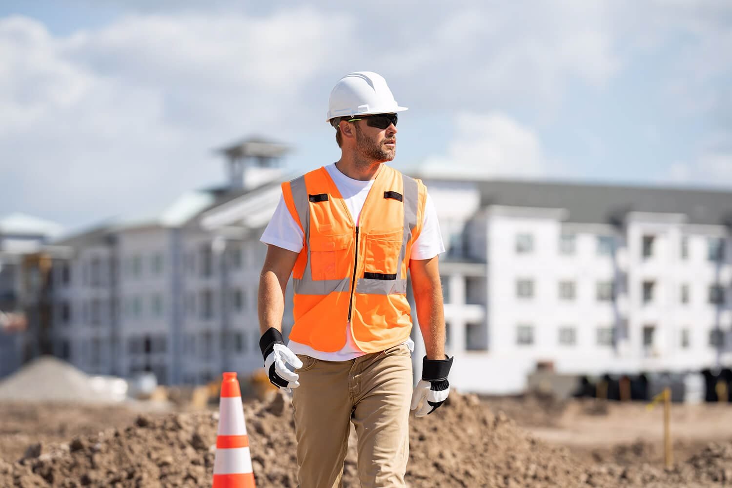 JMP Group supervisor on a civil plumbing site in Brisbane